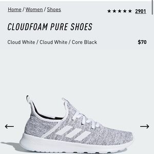 Adidas cloud foam pure shoes
